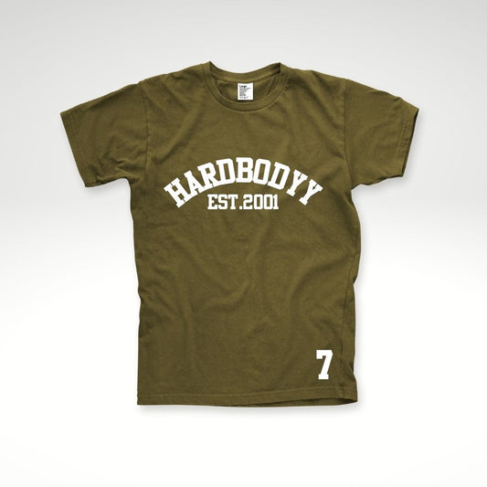 Hardbodyy University T-Shirt Est. 2001 (Green)